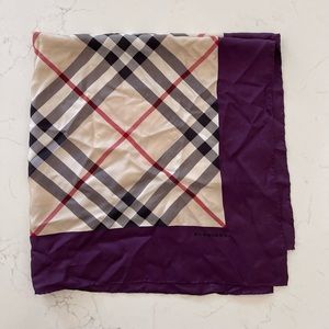 Burberry silk scarf